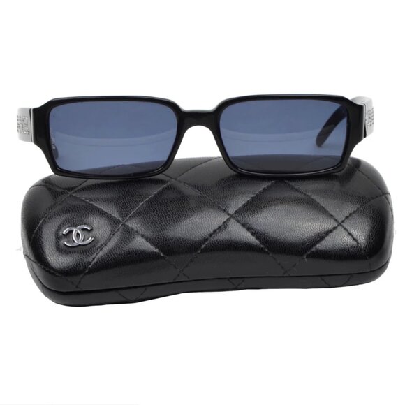 Chanel 5060B Black Swarovski Limited Edition Sunglasses - Picture 2 of 14